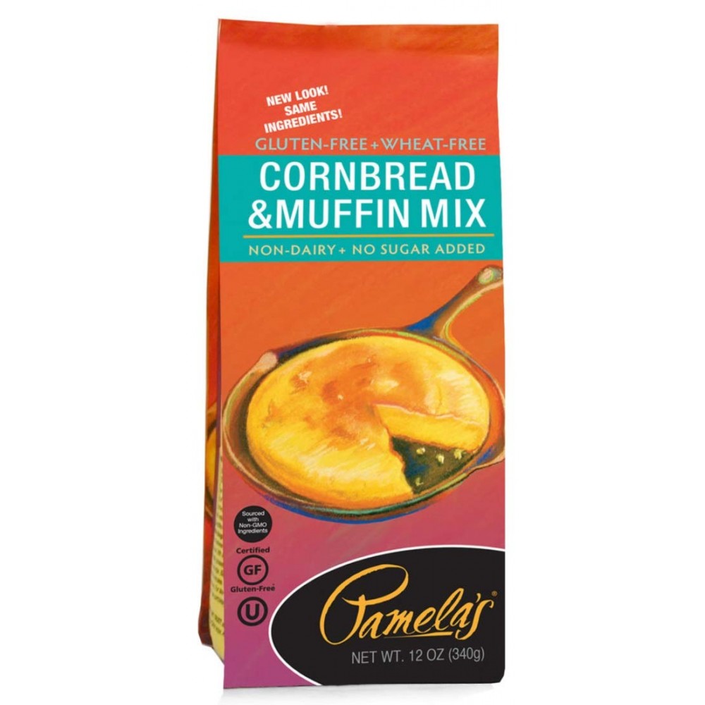 Pamela's Corn Bread & Muffin Mix (6x12 Oz)