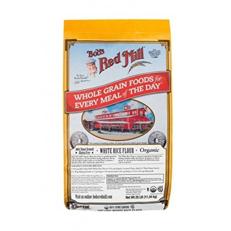 Bob's Red Mill Rice Flr White (1x25LB )