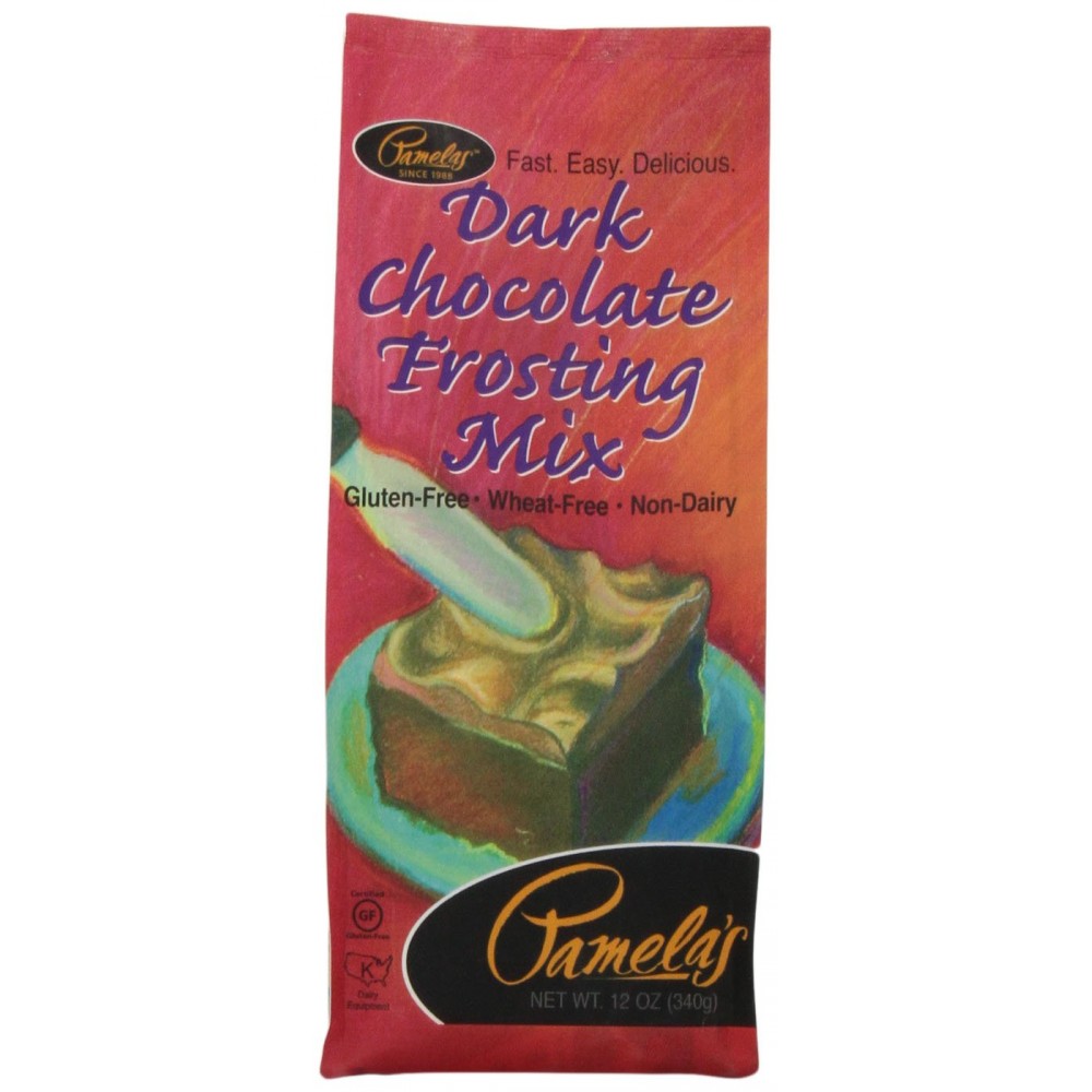 Pamela's Dark Chocolate Frosting Mix Gluten Free (6x12 Oz)