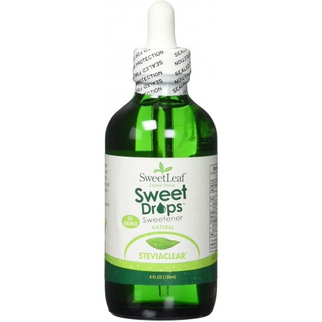 Sweetleaf Stevia Extract Clear Liquid 120ml (1x4 Oz)