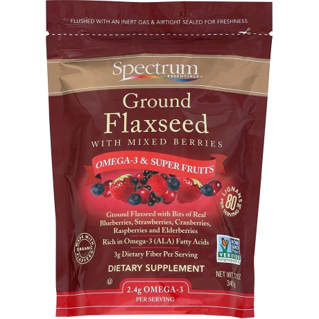 Spectrum Essentials Ground Flax With Berries (1x12 Oz)