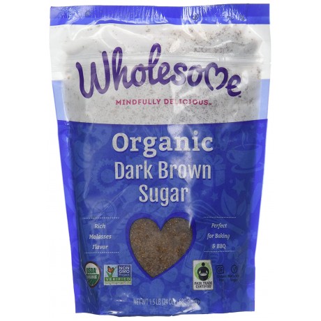 Wholesome Sweeteners Dark Brown Sugar (6x24 Oz)