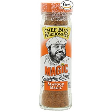 Magic Seasonings Chef Paul Prudhomme's Magic Blends Seafood (6x2Oz)