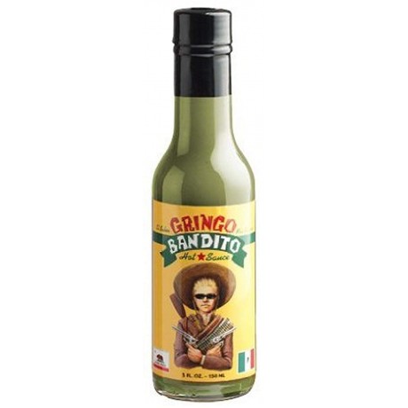 Gringo Bandito Hot Sauce Green (12x5Oz)