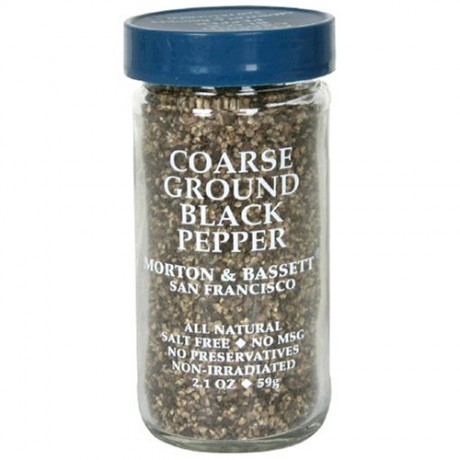 Morton & Bassett Organic Coarse Ground Black Pepper (3x1.8 OZ)