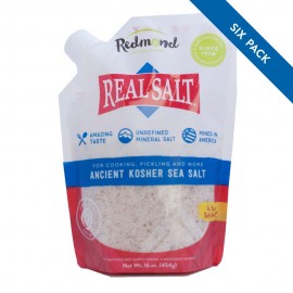 Real Salt Kosher Sea Salt (6x16 Oz)