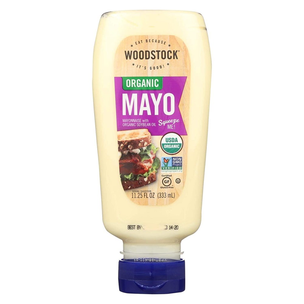 Woodstock Mayonaise, Squeezable (12x11.5 Oz)