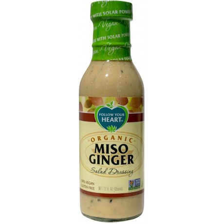 Follow Your Heart Organic Miso Ginger Dressing (6x12 Oz)