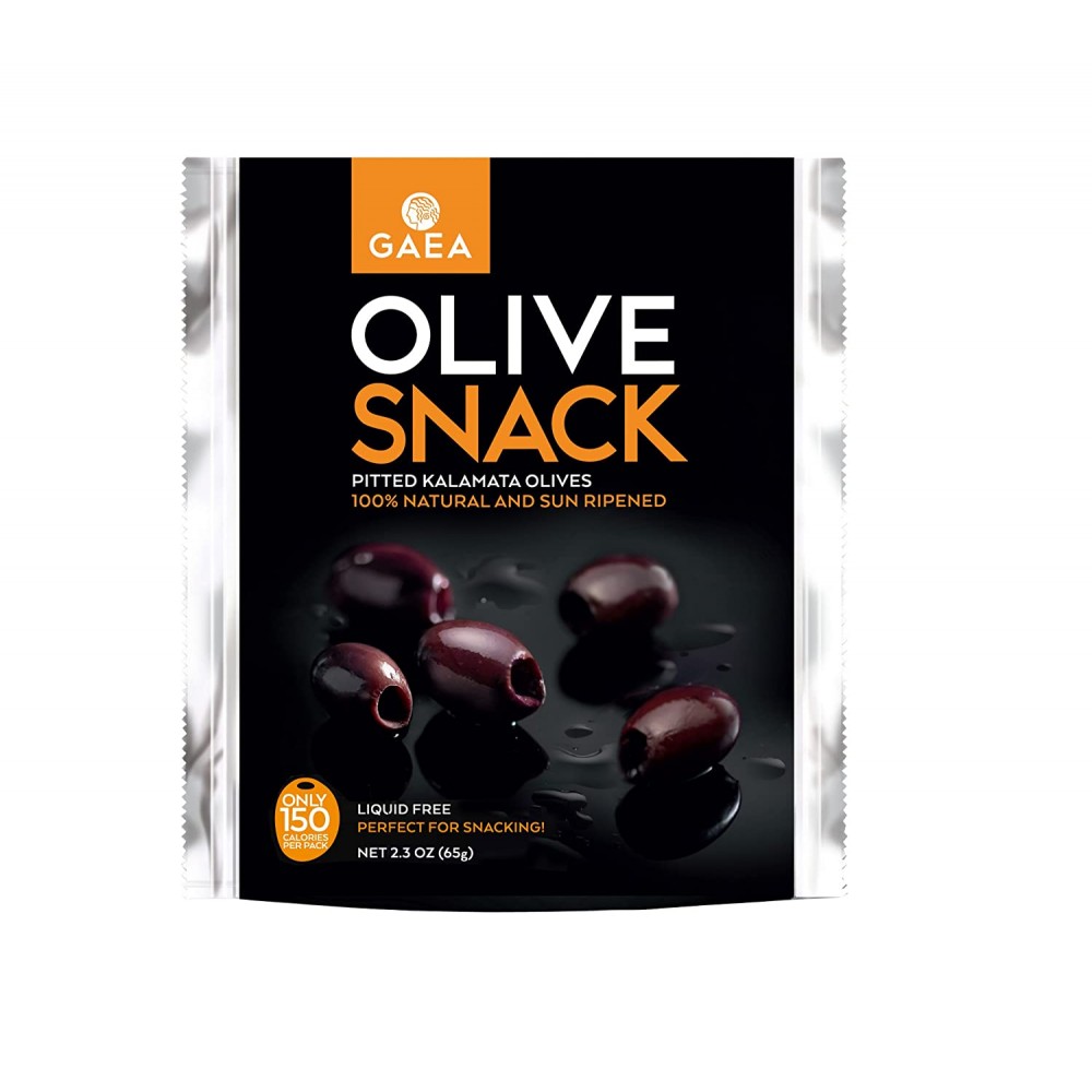 Gaea Cat Cora's Kitchen Snack Pack Pitted Kalamata Olives (8x2.3 OZ)