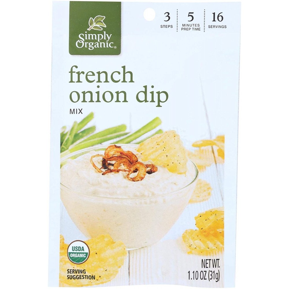 Simply Organic French Onion Dip (12x1.1 Oz)