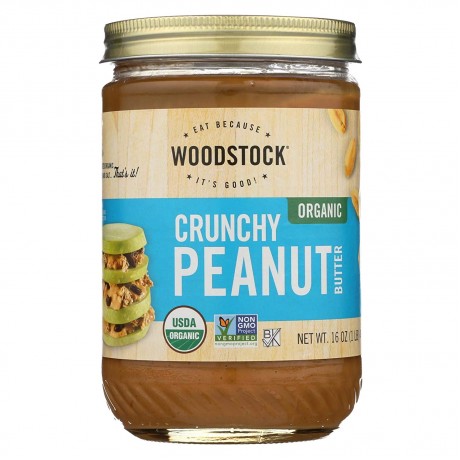 Woodstock Crunchy Peanut Butter (12x16 Oz)