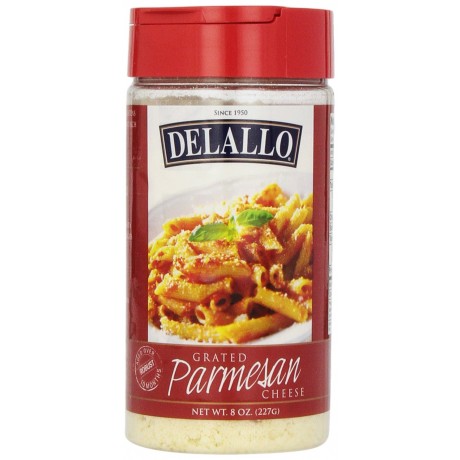 De Lallo Parmesan Cheese (12x8Oz)