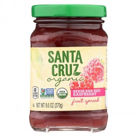 Santa Cruz Organic Seedless Red Raspberry Fruit Spread (6X9.5 OZ)