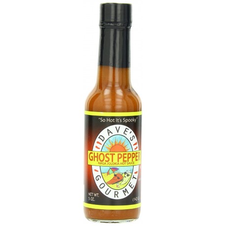 Dave's Gourmet Ghost Pepper Naga Jolokia Hot Sauce (12x5Oz)