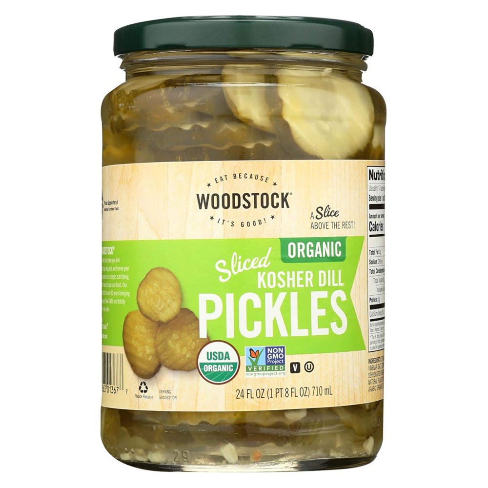 Woodstock Kosher Dill S Pickles (6x24 Oz)