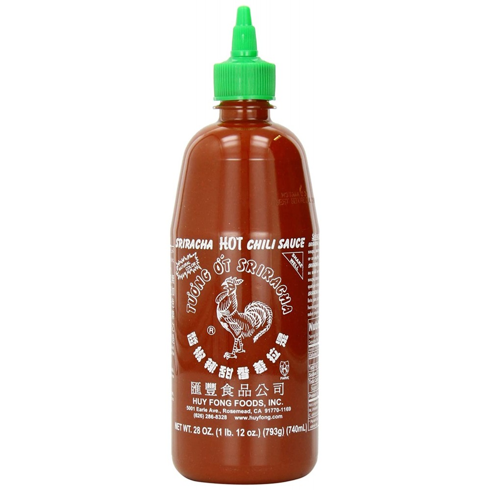 Huy Fong Sriracha Ht Chli Sauce (12x28OZ )