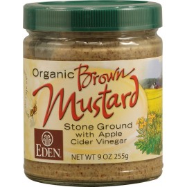 Eden Foods Brown Mustard Glass (12x9 Oz)