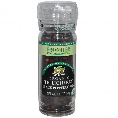 Frontier Herb Black Peppercorns Tellicherry (6x1.76 Oz)