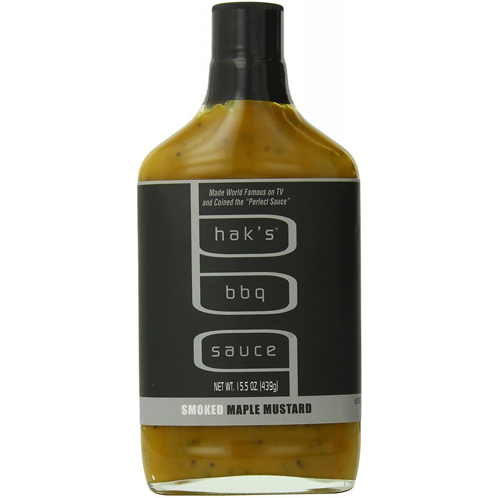 Hak's Smoked Mapple Mustard BBQ Sauce (6x15.5Oz)