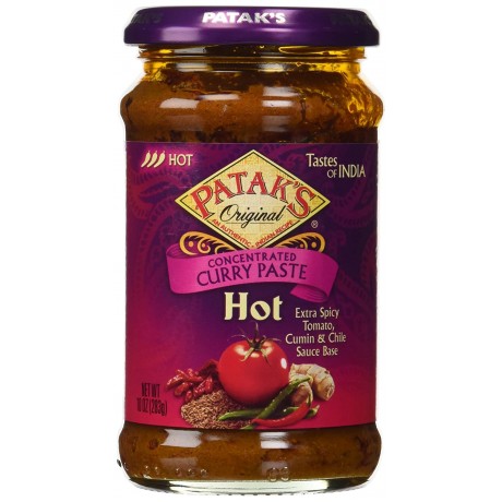 Patak's Hot Curry Paste Concetrate (6x10Oz)