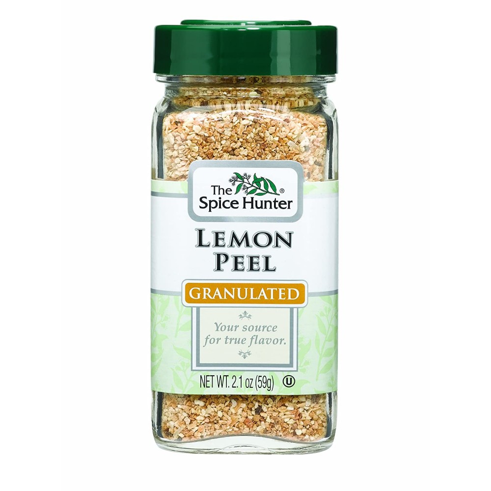 Spice Hunter Lemon Peel, Granulated (6x2.1Oz)