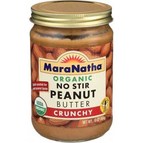 Maranatha Organic Peanut Butter No Stir Crunchy (6x16 OZ)