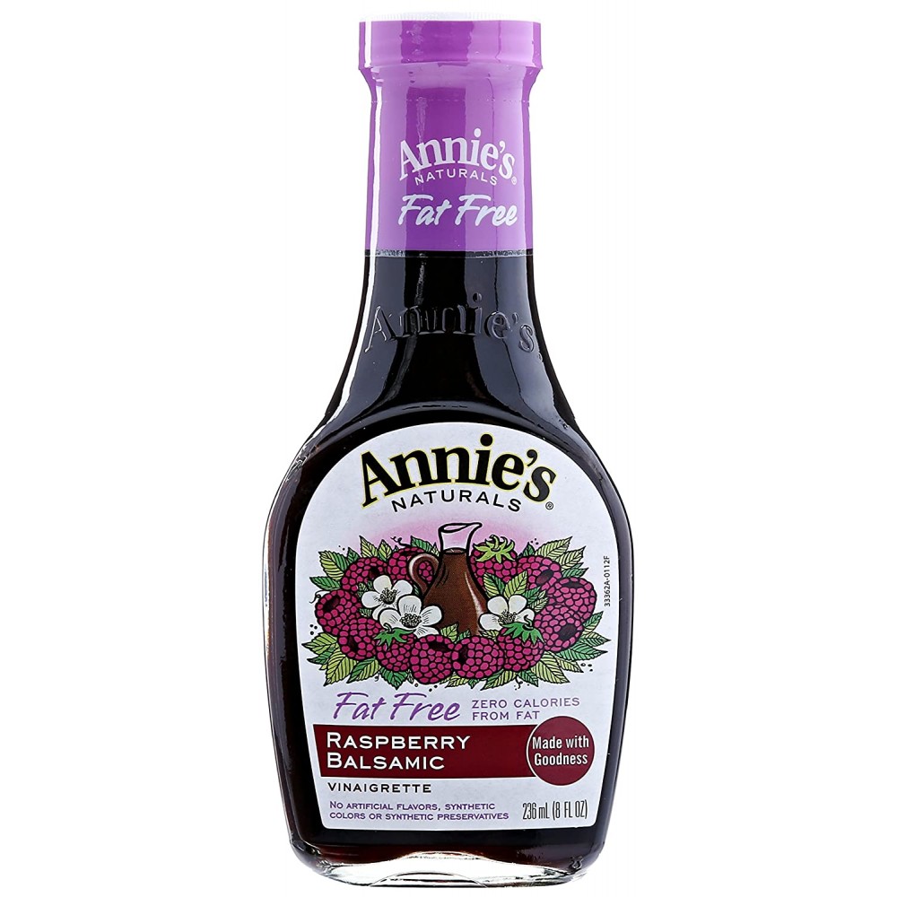 Annie's Naturals Fat Free Raspberry Balsamic Vinaigrette (6x8Oz)