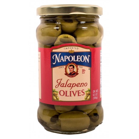 Napoleon Jalapeno Stuffed Olives (12x6.5Oz)