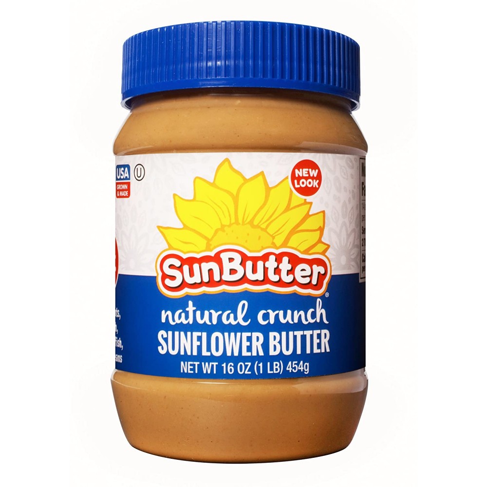 Sunbutter Natural Crunch Sunflower Seed Spread (6x16Oz)