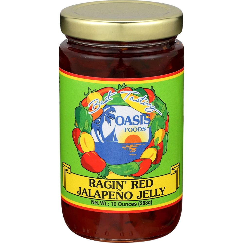 Oasis Jalapeno Ragin Red Jelly (6x10Oz)