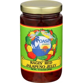 Oasis Jalapeno Ragin Red Jelly (6x10Oz)