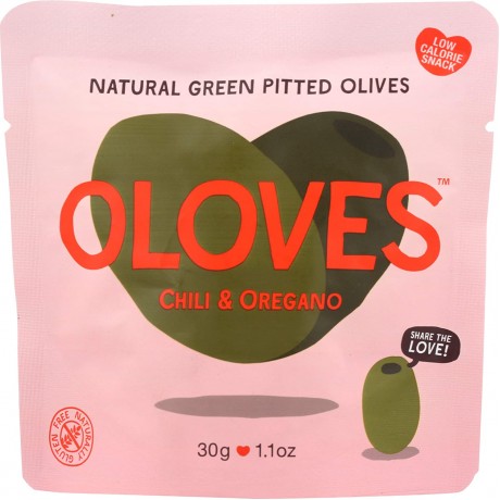 Oloves Oloves Chili/Oreg Olives (10X1.1 OZ)