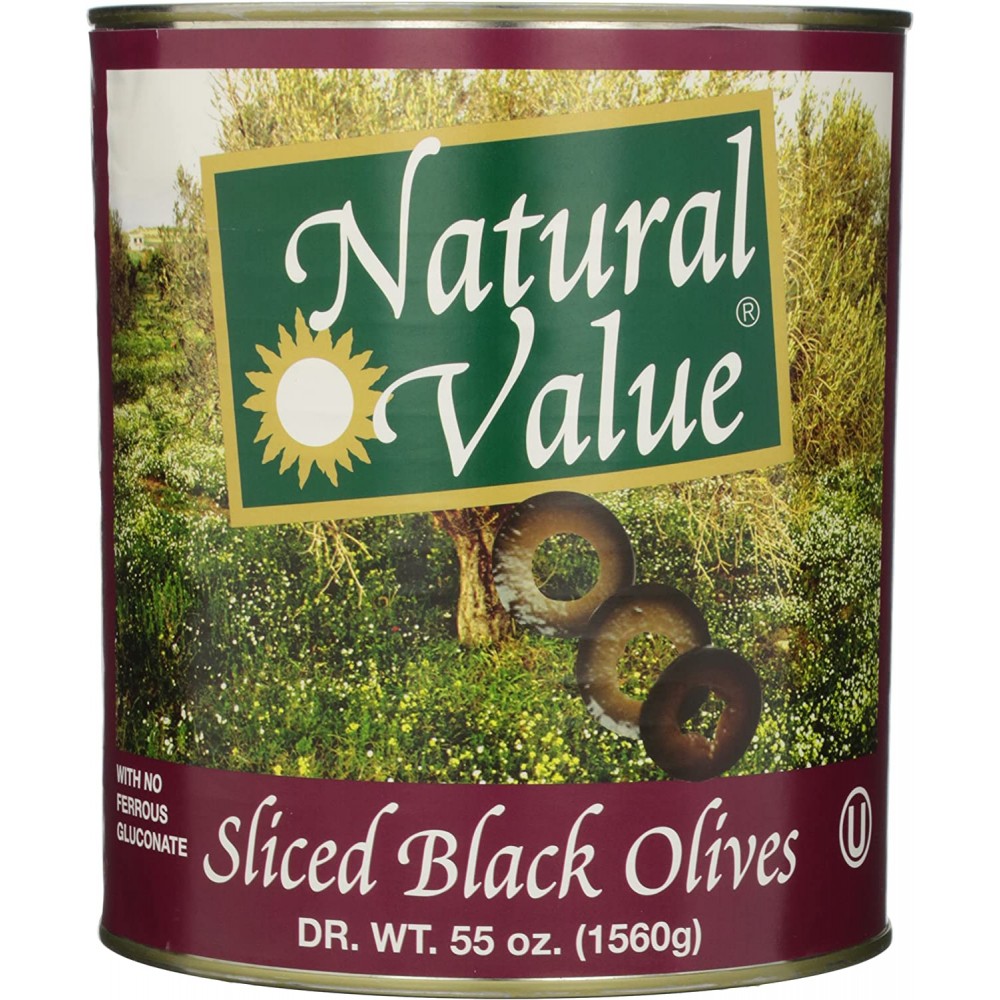 Natural Value Black Sliced Olv/No Fg (6x108OZ )