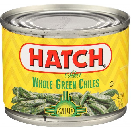 Hatch Mild Whole Green Chiles (12x4Oz)