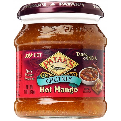 Patak's Hot Mango Chutney (6x12Oz)