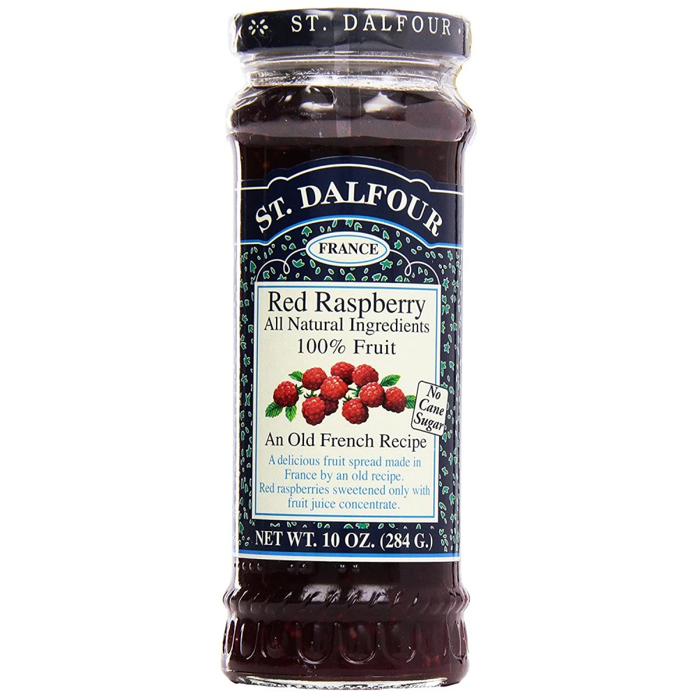 St. Dalfour Red Raspberry 100% Fruit Conserve (6x10 Oz)