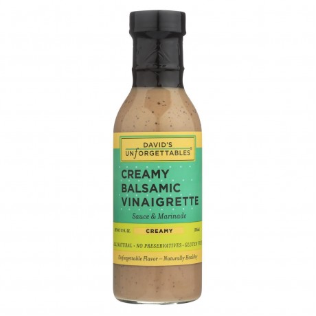 David's Unforgettables Creamy Balsamic Vinaigrette (6x12 OZ)