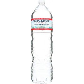 Crystal Geyser Alpine Spring Water Plastic 1.5 Liter (12x50.7 Oz)