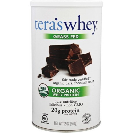 Tera's Whey Organic Dark Chocolate Whey Protein (1x12Oz)