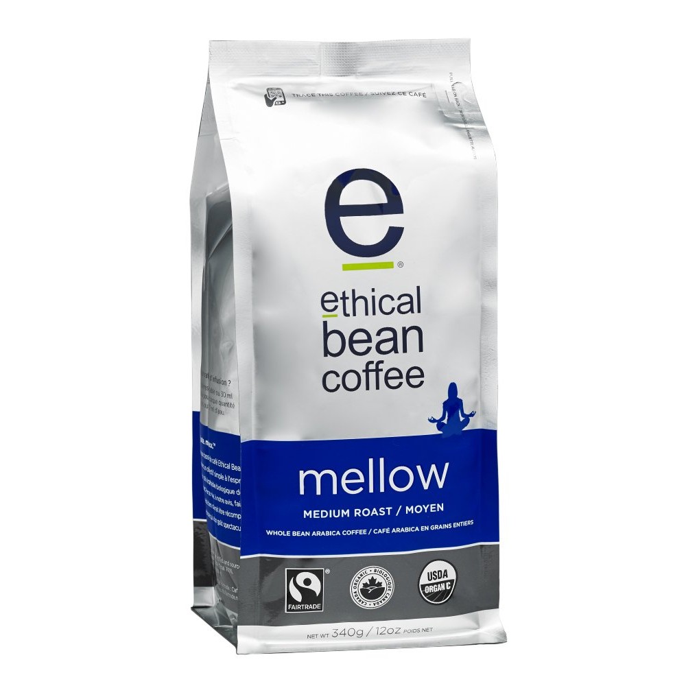 Ethical Bean Mellow Medium Roast Coffee (6x12 Oz)