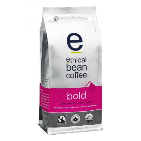 Ethical Bean Bold Dark Roast Coffee (6x12 Oz)