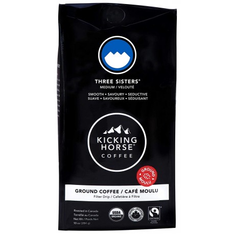 Kicking Horse Coffee Three Sisters Coffee Medium Roast (6x10 OZ)