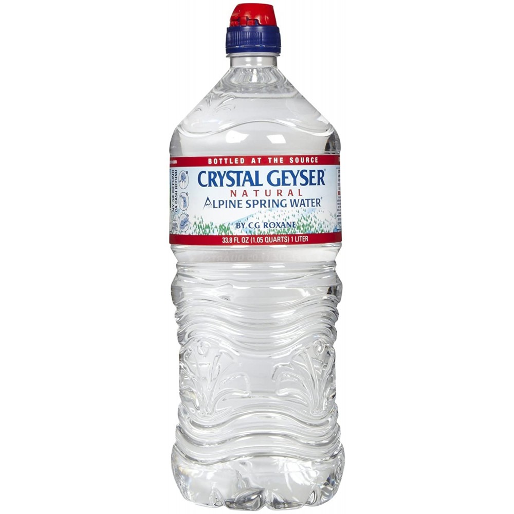 Crystal Geyser Alpine Spring Water Sport Top (15x1 LTR)