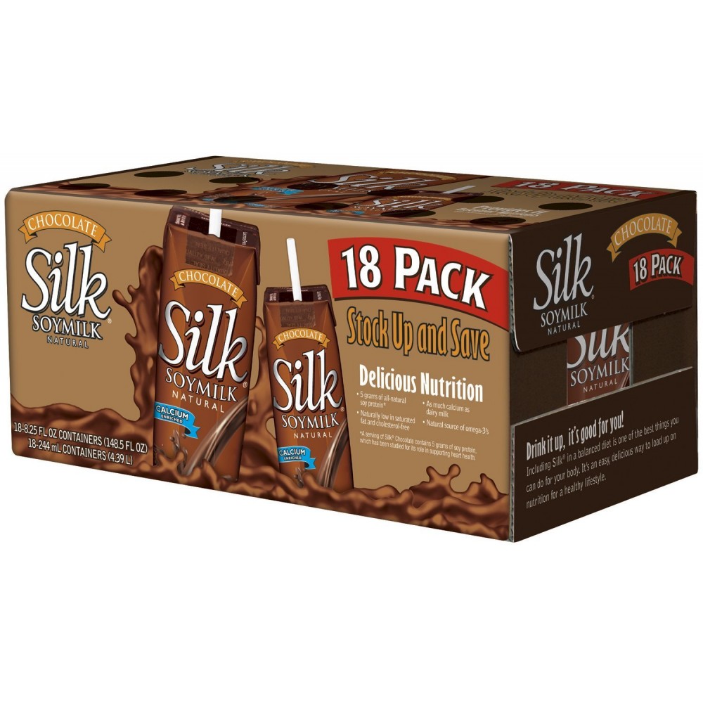 Silk Soy Chocolate Aseptic (3X6 Pack)