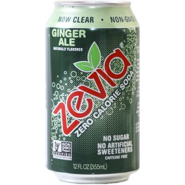 Zevia Natural Ginger Ale Diet Soda (4x6x12 Oz)