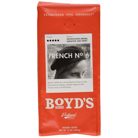 Boyds Coffee French No 6 Coffee (6x12OZ )