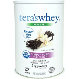 Tera's Whey rBGH Free Whey Protein Bourbon Vanilla (1x24 OZ)