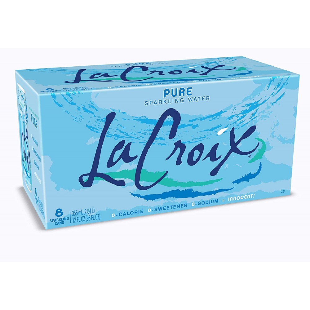 Lacroix Pure Sparkling Water (3x8Pack )