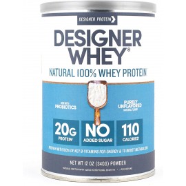 Designer Whey Plain/S Mapple Protein Powder (1x12OZ )