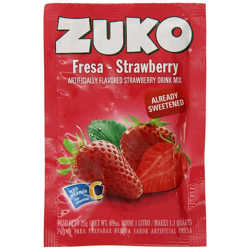 Zuko Strawberry Drink Mix (96x0.9 OZ)